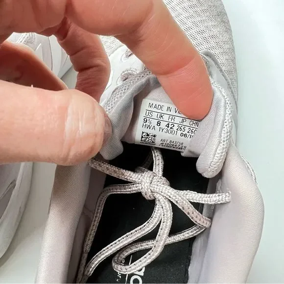 Adidas Women's QT Racer Pink Lavender Memory Foam Running Shoes Size 9.5 - Picture 8 of 8